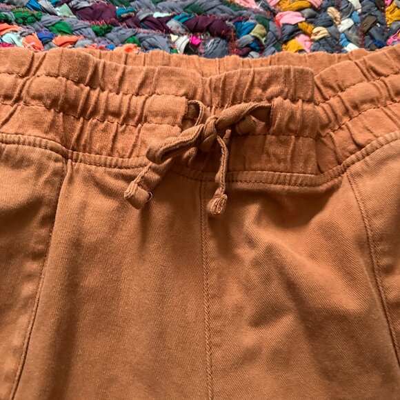 Time And Tru Orange Cropped Joggers Women's Size XL Fall Gorpcore Comfy Sporty - Picture 6 of 10